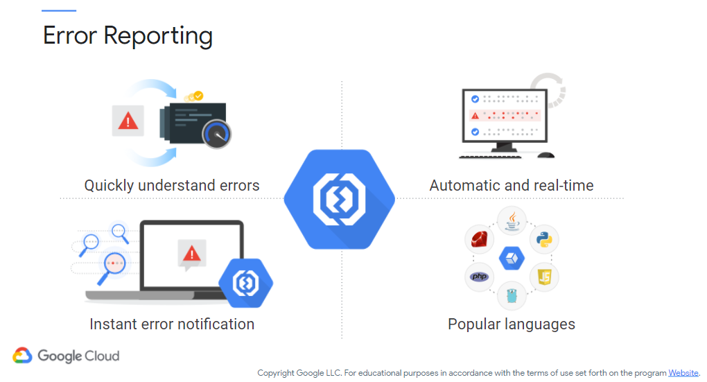 Google Cloud Error Reporting